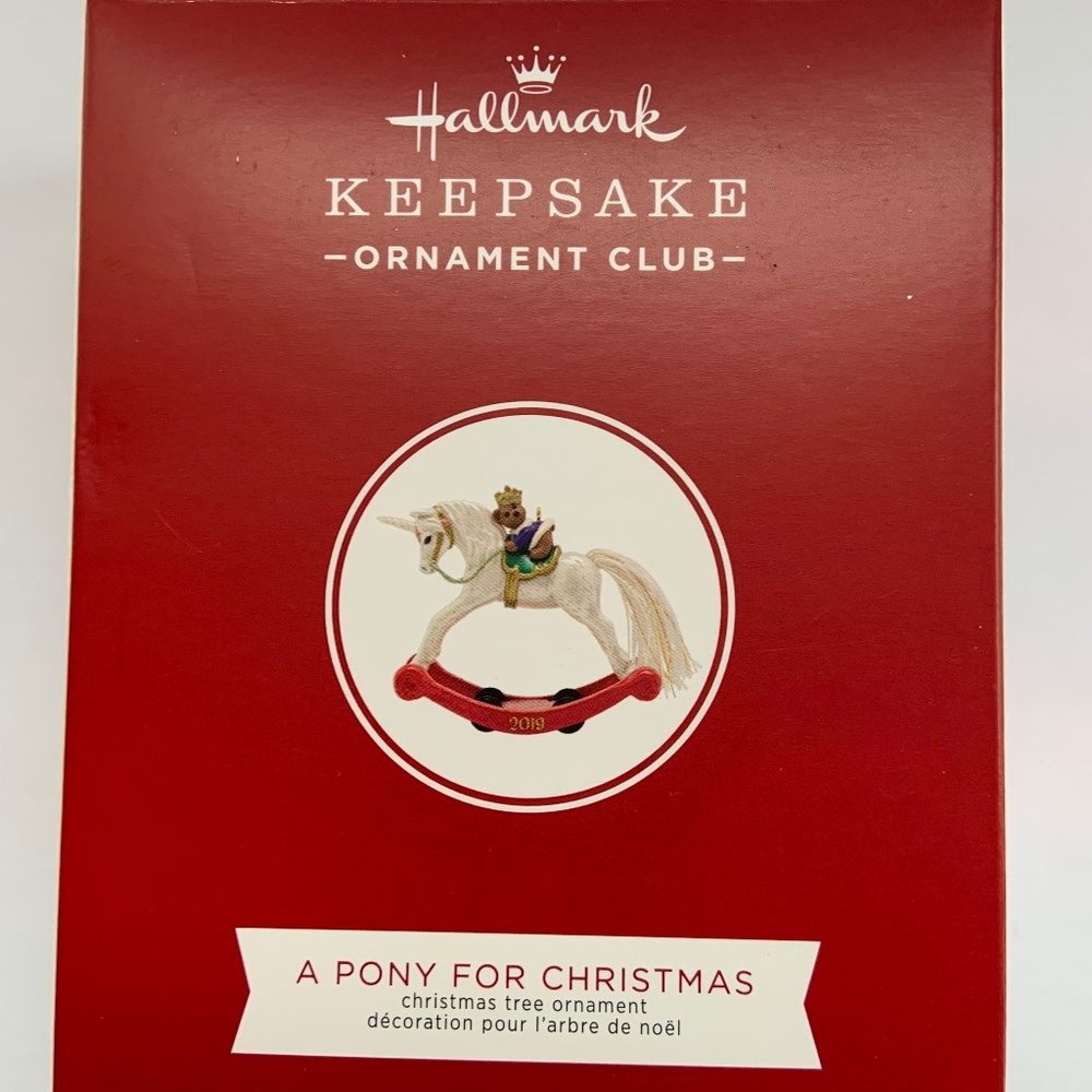 Hallmark 2019 A-Pony For Christmas Collectable